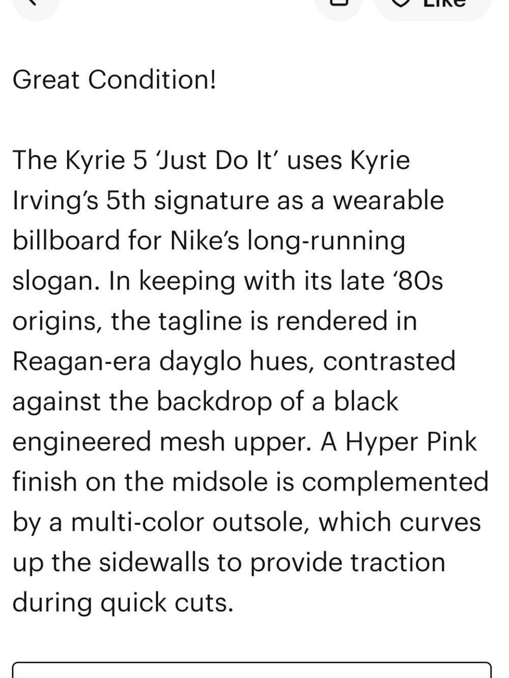 Nike Kyrie 5 "Just Do It" Black Mesh Pink Blue Basketball Sneakers Men's Size 12 - Picture 14 of 14